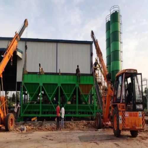 concrete block moulding machine